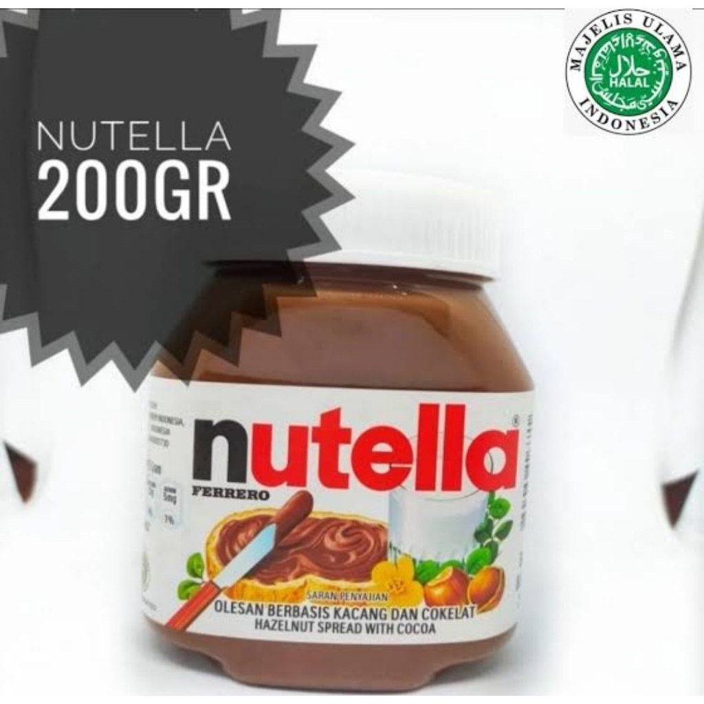 

Nutella Spread Selai Coklat Kacang Hazelnut 200gr