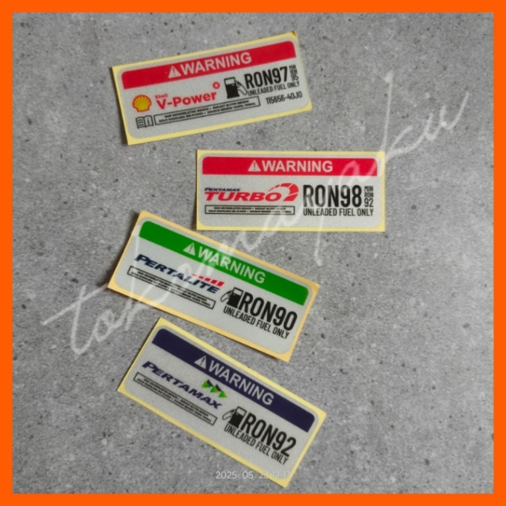 

Stiker pertamina RON | user RON98