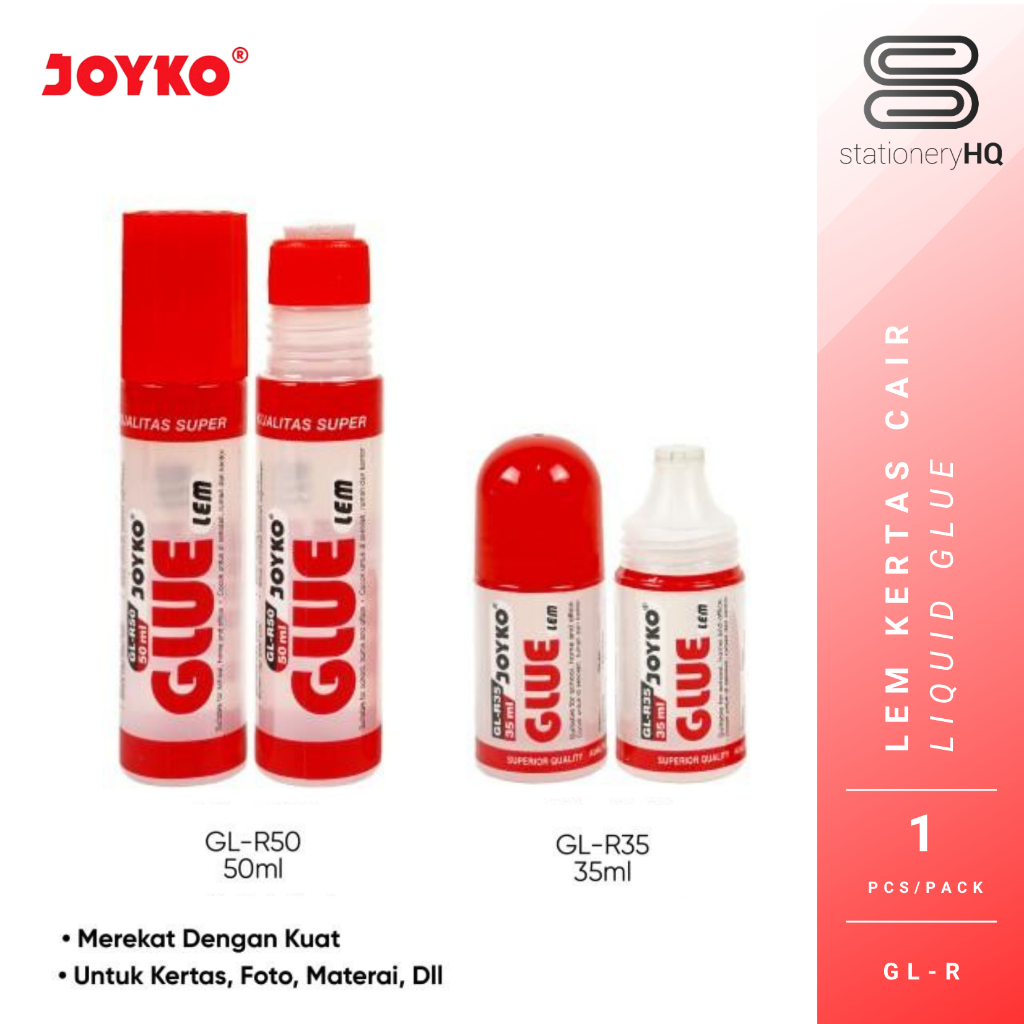 

Lem Glue Cair Joyko GL-R35 & GL-R50