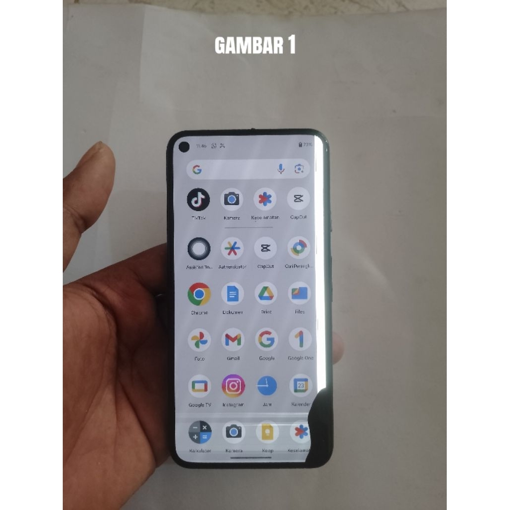 hp bekas 5 permanen minus lcd