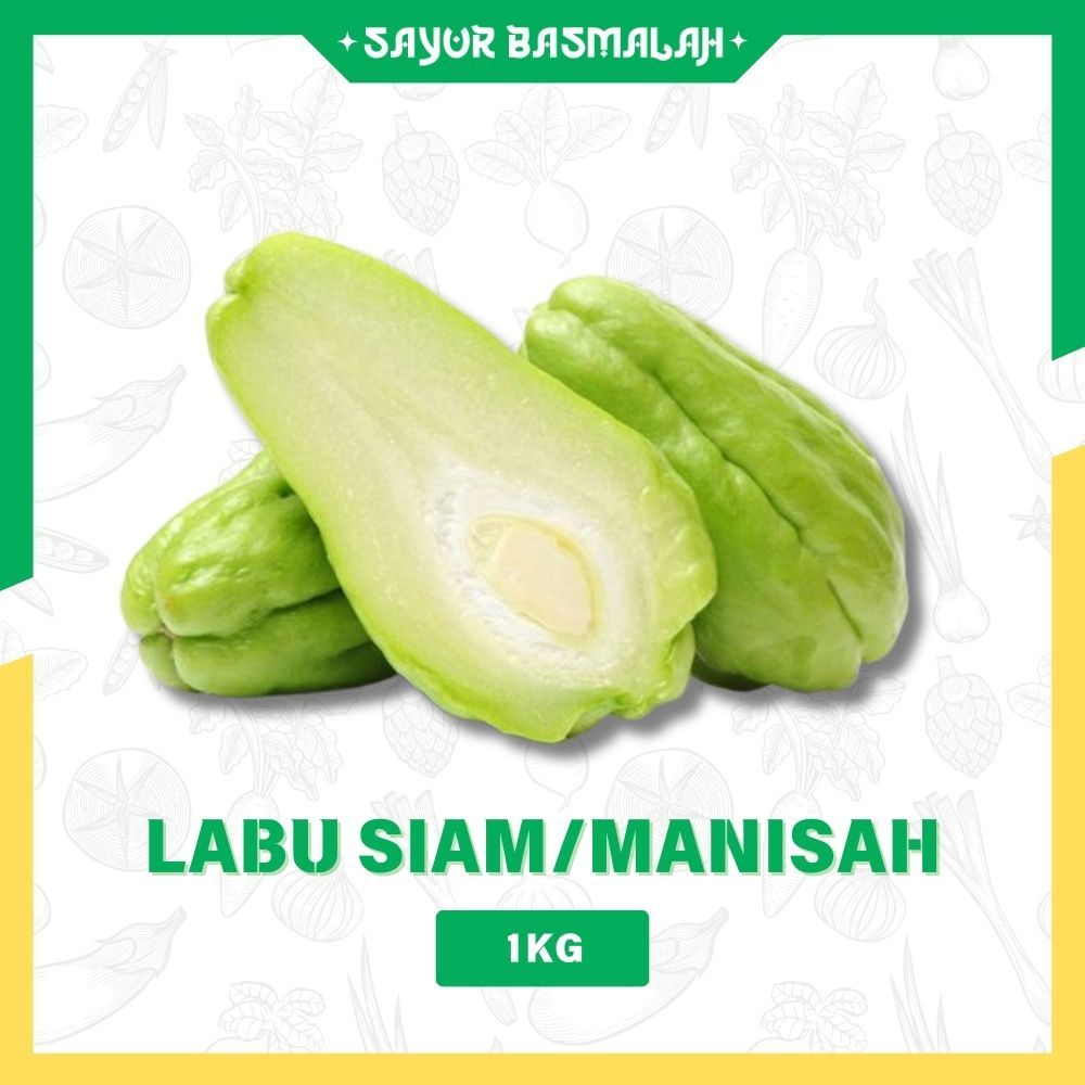 

Labu Siam / Manisah Fresh 1kg - Sayur Basmalah