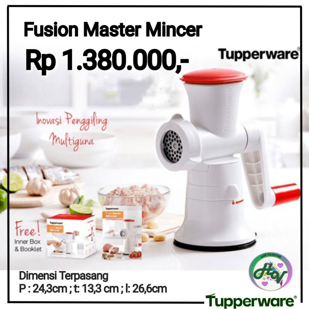 Fusion Master Mincer Tupperware