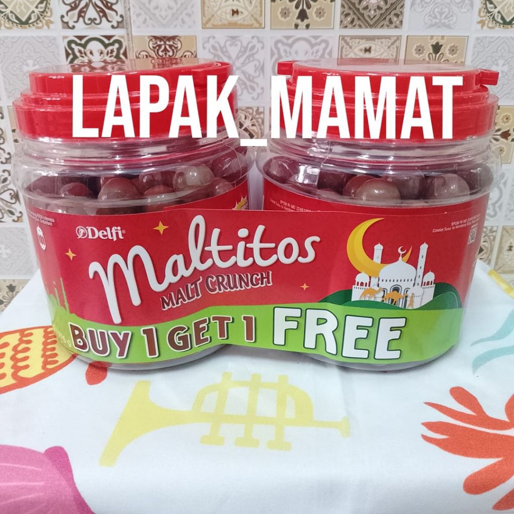 

COKLAS DELFI MALTITOS 275 gr BELI 1 GRATIS 1 JADI DAPAT 2 PELES HARGA PALING KOMPETITIF BUY 1 GET 1 FREE