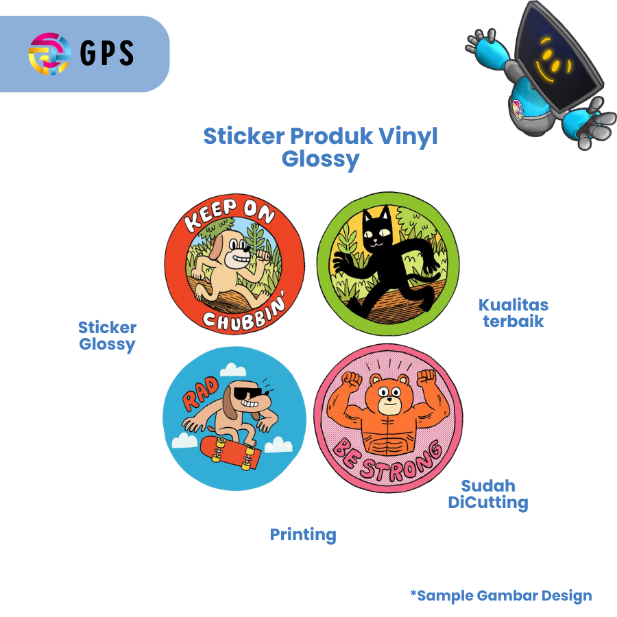 

GVIBES - CUSTOM CETAK STIKER LABEL MAKANAN MINUMAN MURAH SUDAH DI CUTTING VINYL GLOSSY