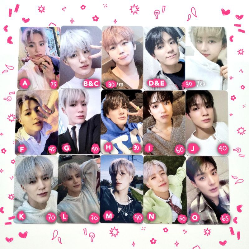 [ READ DESK ] PHOTOCARD JENO JAEMIN MARK NCT DREAM OFFICIAL GYM STARCHATTING THE BAT CANDY DREAMSCAP