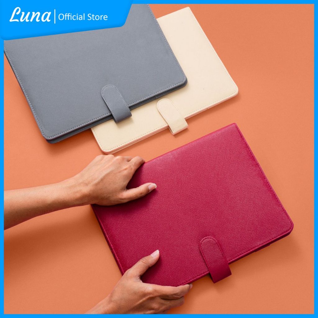 

Binder B5 Polos 26 Holes Agenda Binder Kulit Organizer Binder PU Leather Berkualitas