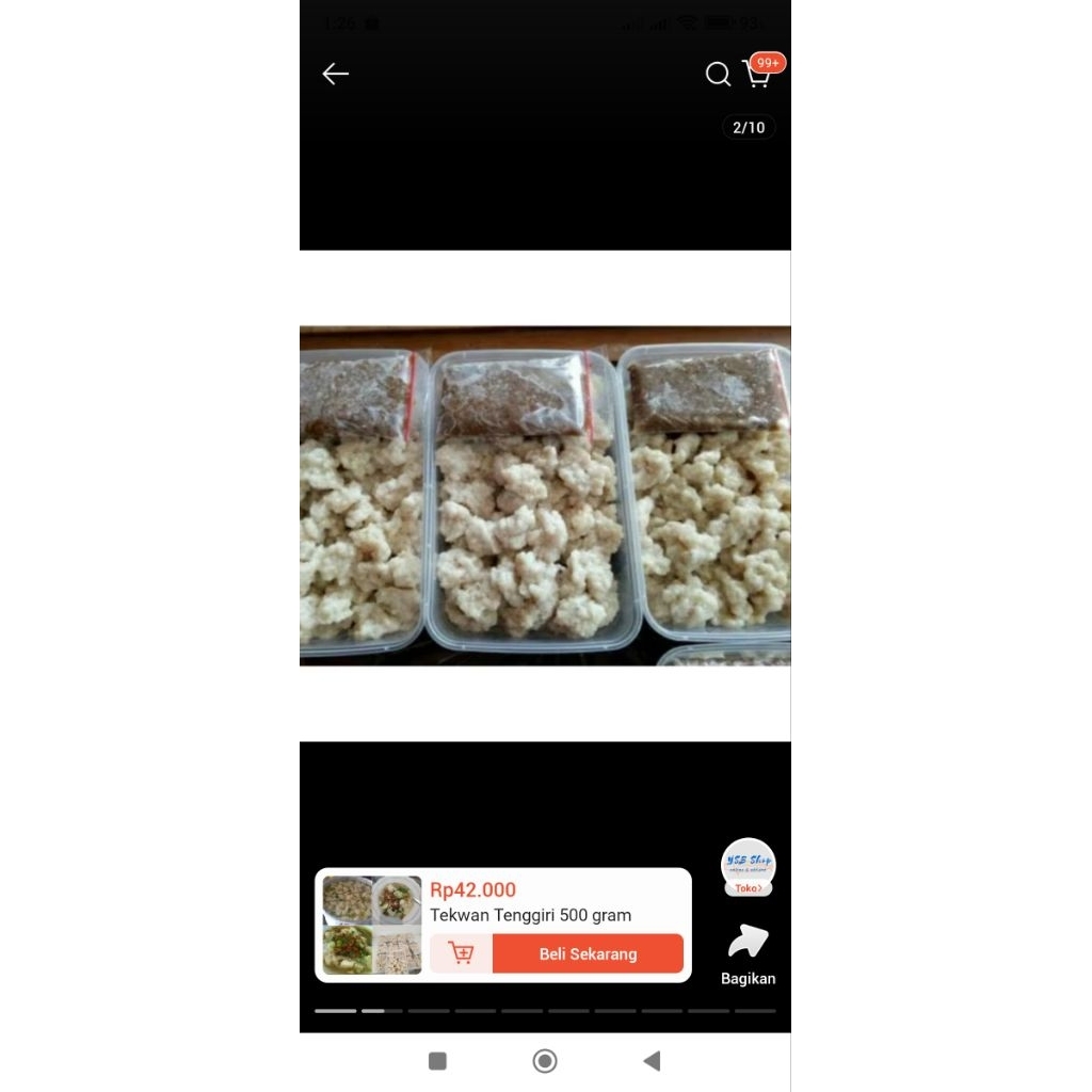 

Paket Tekwan Tenggiri 500 gram +bumbu siap santap untuk 6-8 porsi