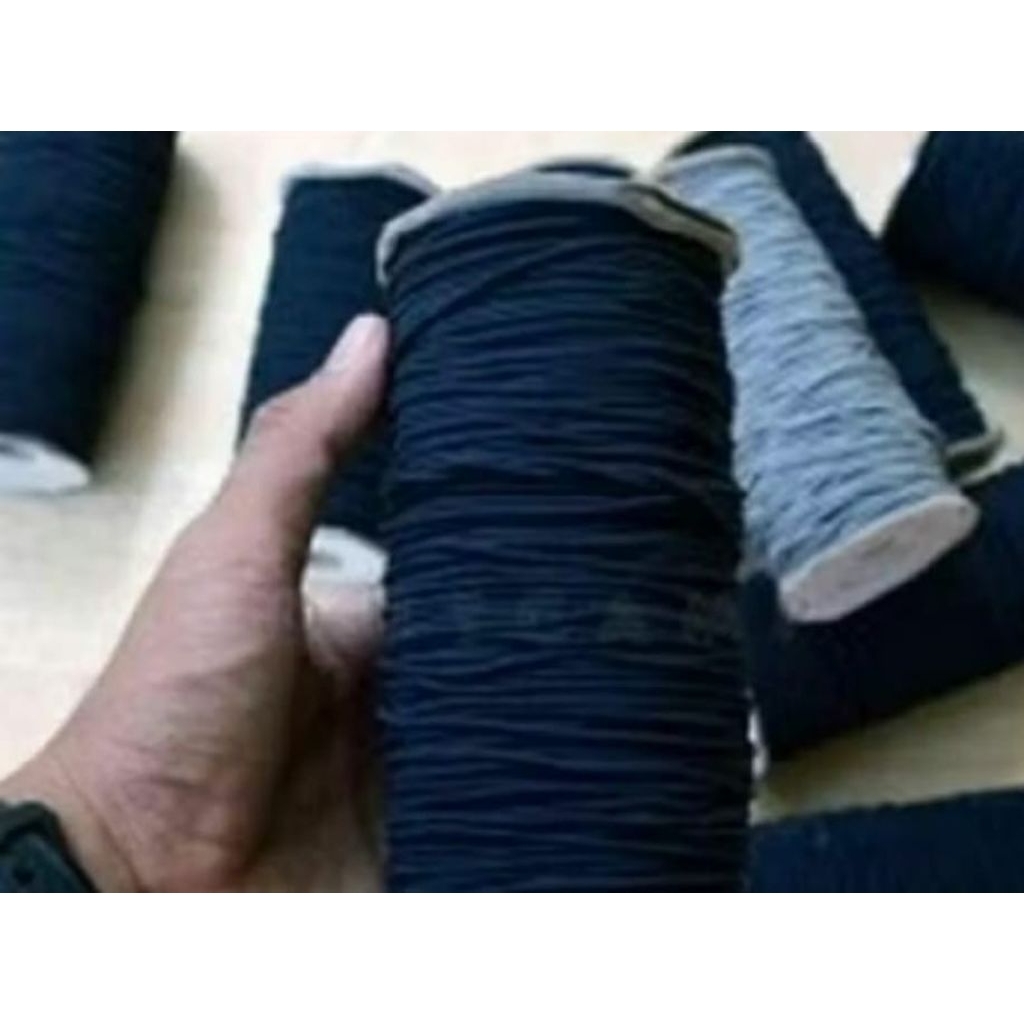 TERMURAH PAKET TALI ELASTIS 2.5-3mm TALI FRAME TENDA TALI KUR