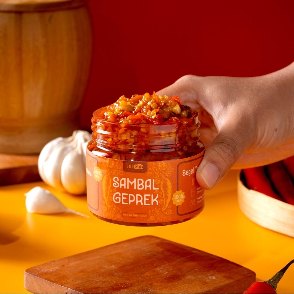 

sambal geprek (160gram) la hotie