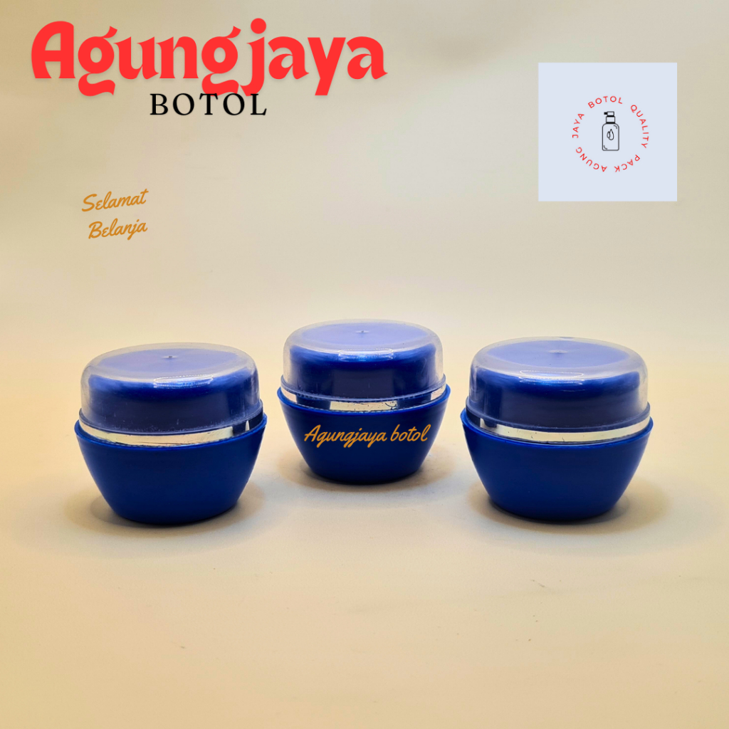Pot Cream 15 Gr Gentong Besar / Pot Plastik / Pot Cream Plastik / Pot Krim Wajah / Pot Salep / Pot 1