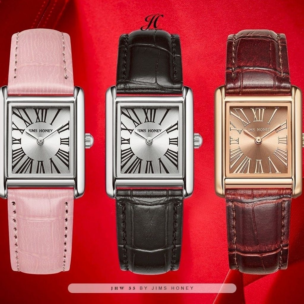 JHW 55 - JIMS HONEY - Jam Tangan Wanita Kotak
