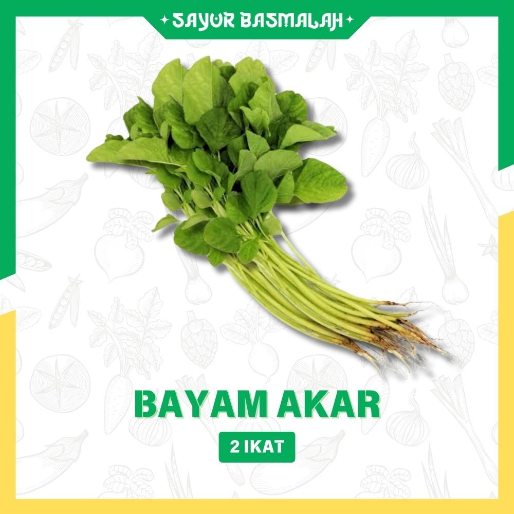 

Bayam Akar 2 Ikat- Sayur Basmalah