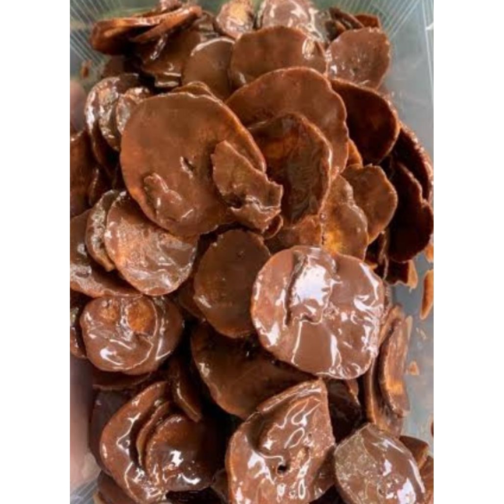

KERIPIK PISANG LUMER / KERIPIK PISANG COKLAT LUMER ENAK DAN TERMURAH crispy# 120 gram