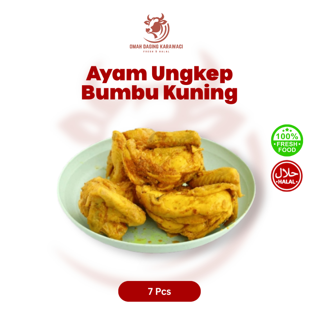 

Ayam Ungkep Bumbu Kuning 7 Potong Siap Goreng Tangerang