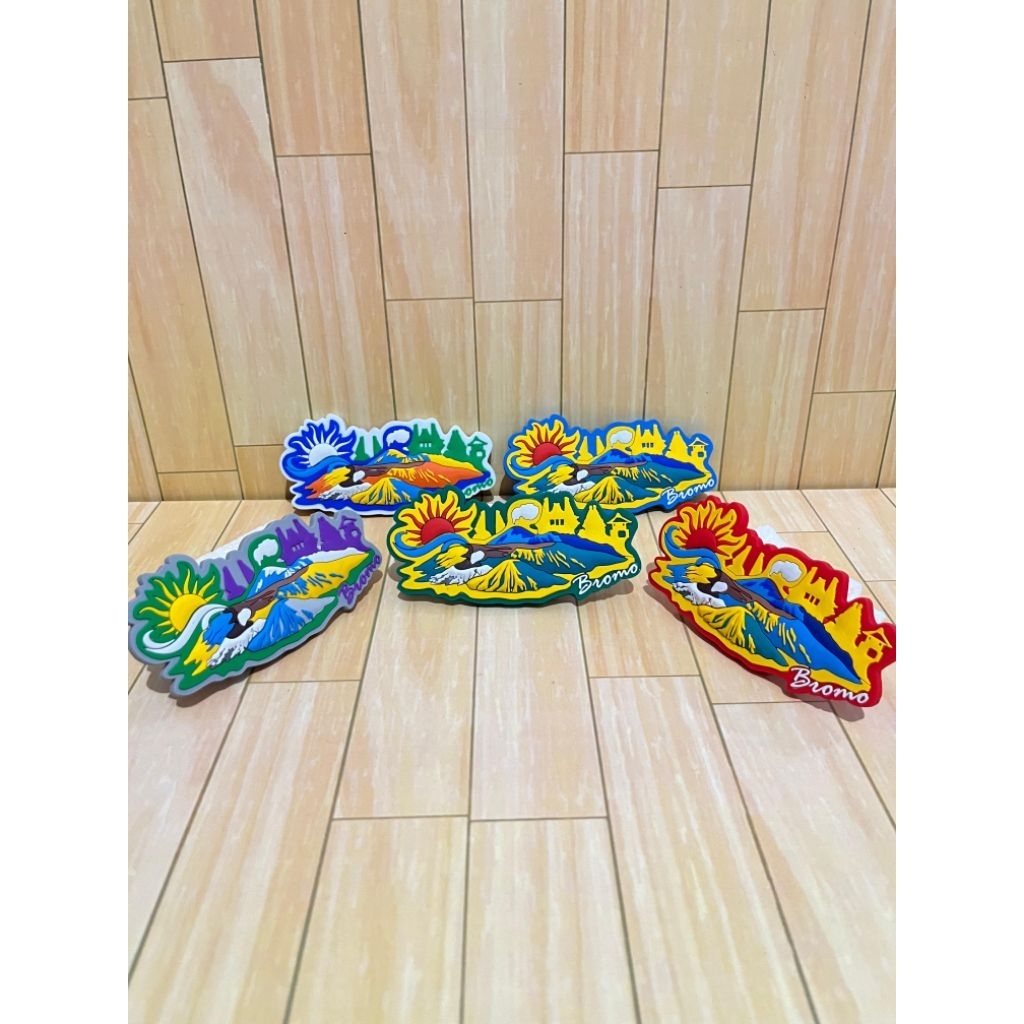 Magnet Kulkas / Tempelan Kulkas / fridge magnet Bromo matahari