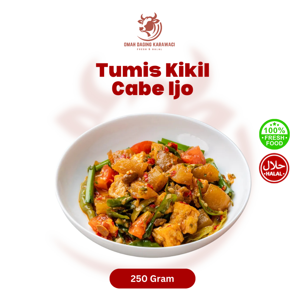 

Tumis Kikil Cabe Ijo 250gr Tangerang