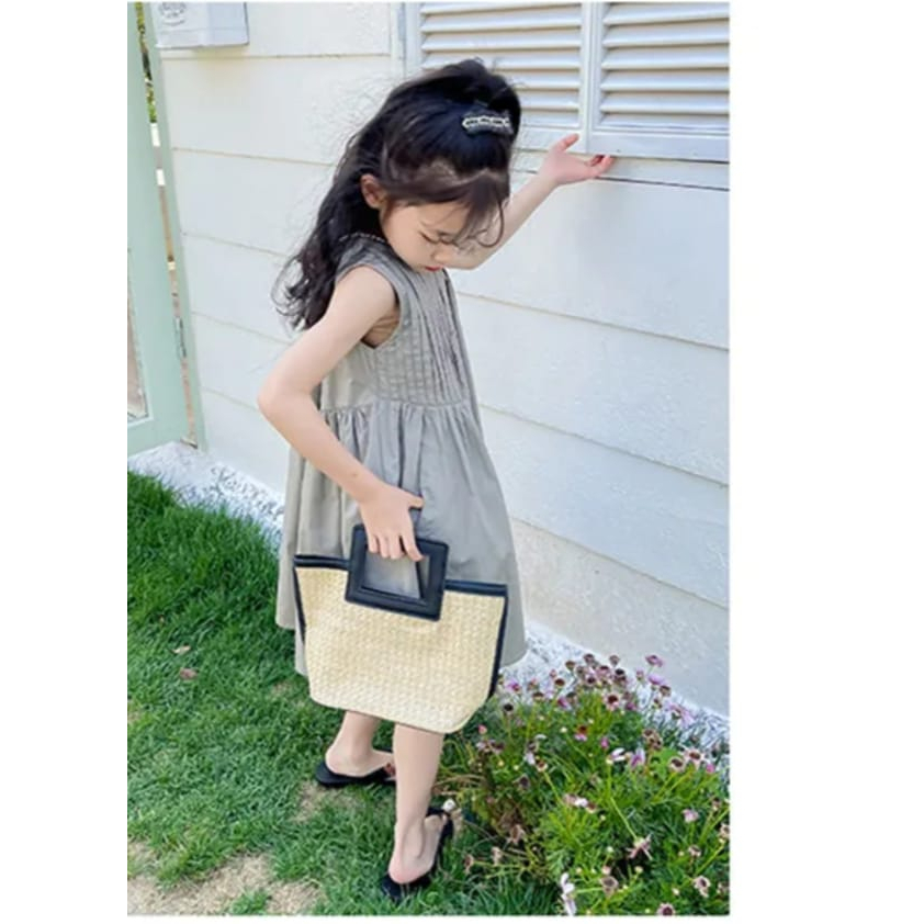 Dresh Anaj Kecil Usia 1 2 3 4 5 Tahun Gaun Pesta Dress Amak Cewe Gaun Party Korean Style Sress Dre D