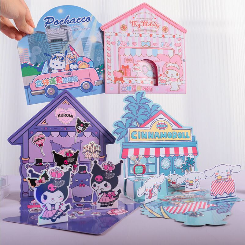 

Sticker 3D Sanrio / Mini Sticker 3D Lucu / Sticker Sanrio Kuromi / Sticker Sanrio Pochacco / Sticker Bentuk Sanrio / Joytop 3D Sticker JT-000796 & Joytop 3D Sticker JT-000794