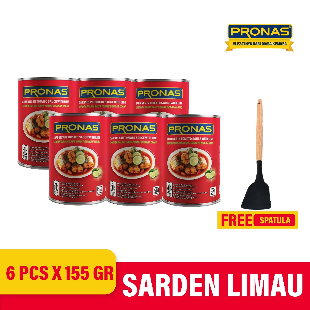 

PRONAS Paket Sarden Limau Bundling 6 pcs Free Spatula