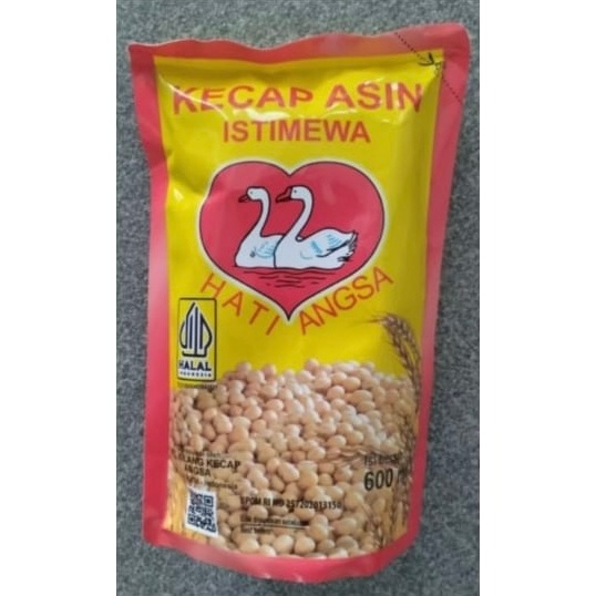 

Kecap Asin Istimewa Cap Hati Angsa 600 ml 1 Lusin Dus isi 12 Pouch / Bungkus Asli Medan