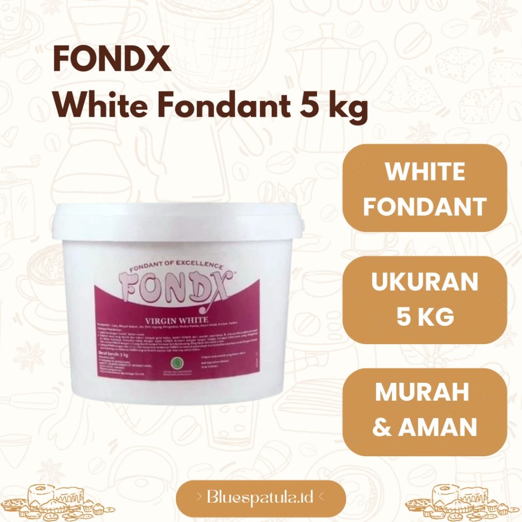 

FONDX / Fondant Virgin White 5 kg / Fondant