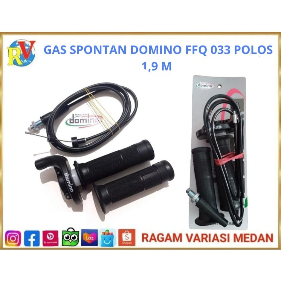 GAS SPONTAN DOMINO 1 KABEL MODEL KTC GAS SPONTAN PLUS KABEL 190 CM FFQ 033 MATIC BEBEK UNIVERSAL