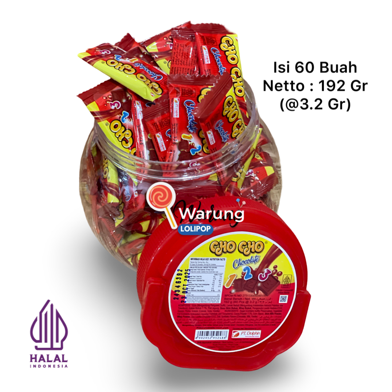 

ChoCho Toples 123 60 X 3.2 Gr Rasa Cokelat - Cokelat CHOCHO