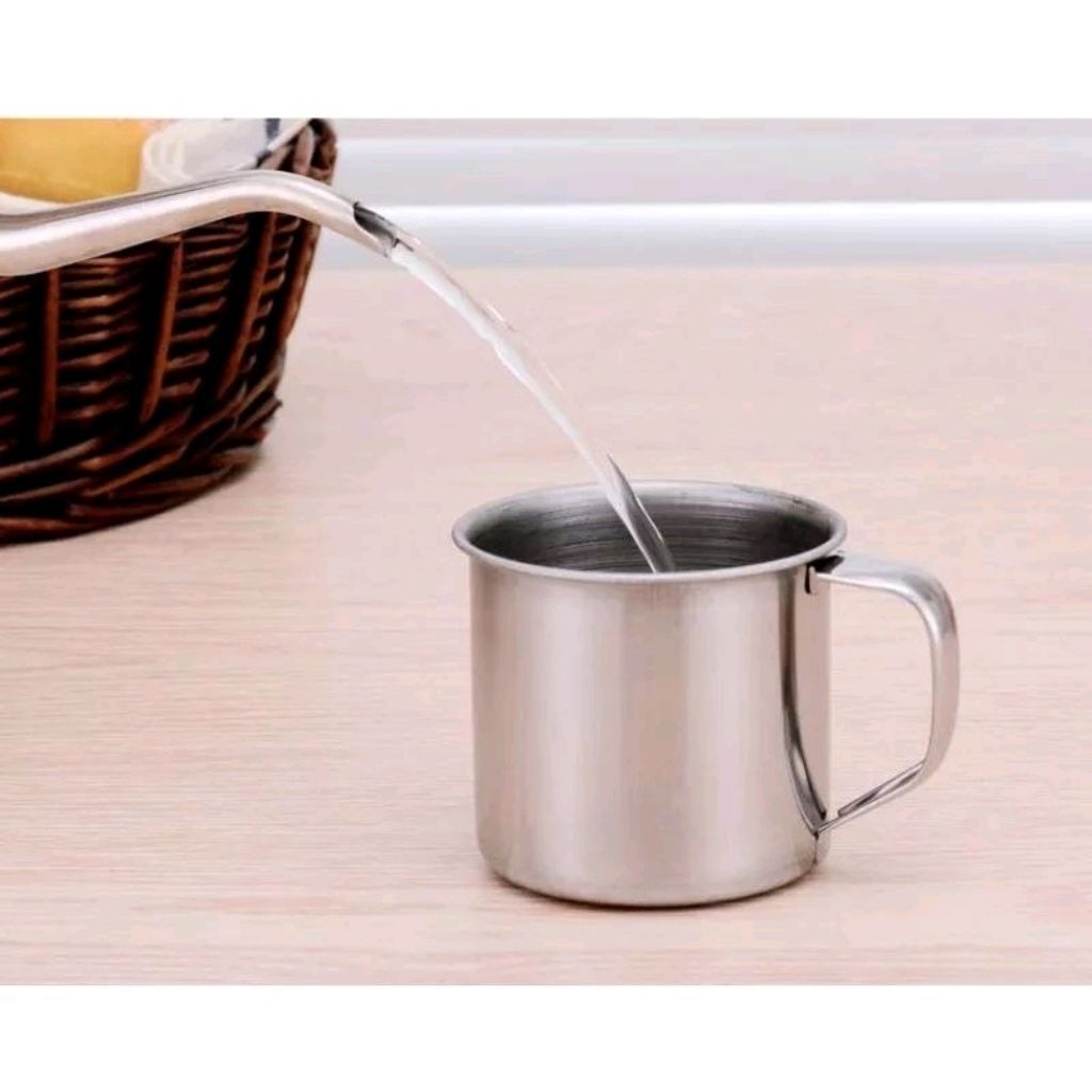 Cangkir stainless 7cm / mug tea / cangkir kecil / cangkir gunung / cangkir camping