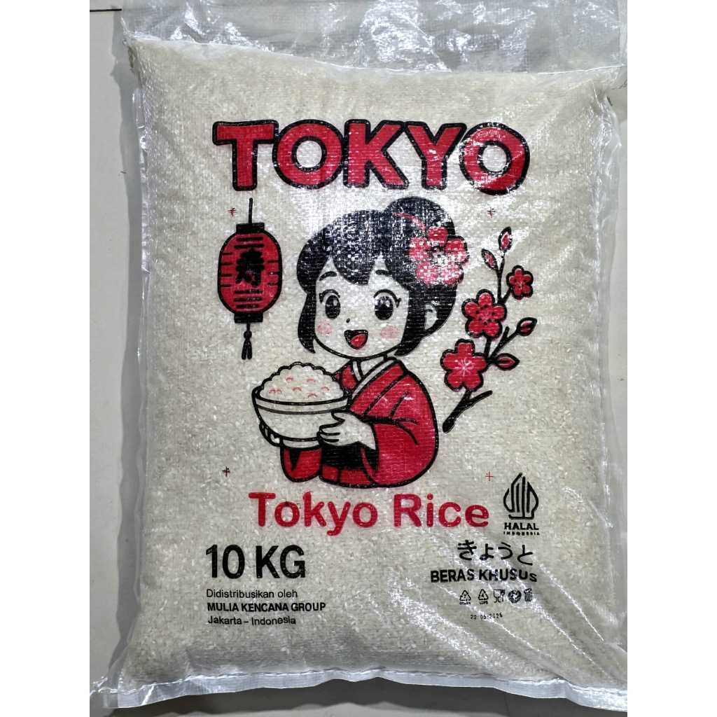 

BERAS JEPANG TOKYO 10 KG | JAPONICA RICE FOR SUSHI, BENTO AND MORE | HALAL