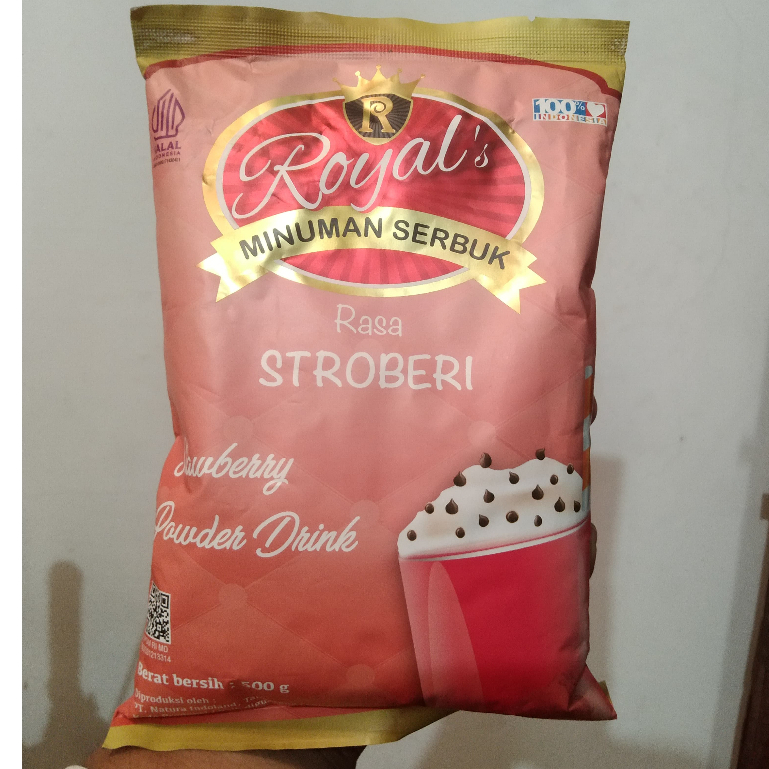 

ROYAL powder drink strawberry 500gr