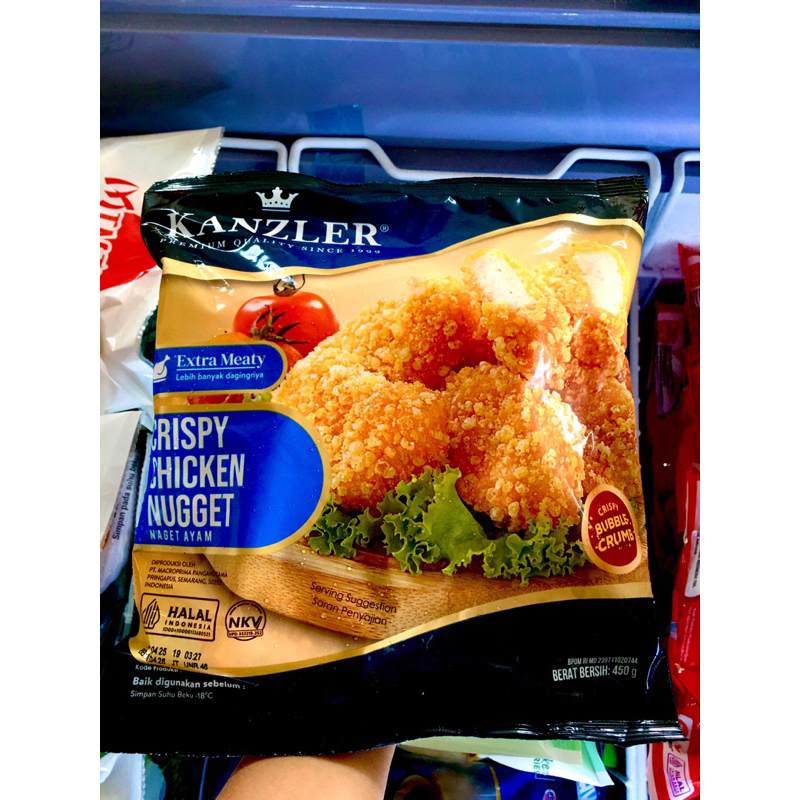

Kanzler Crispy Chicken Nugget 450gr / naget ayam frozen