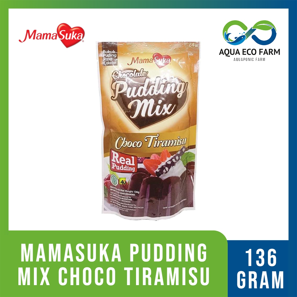 

[Aqua Eco Farm] MamaSuka Pudding Mix Choco Truffle / Choco Tiramisu / 136gr / 145gr Bandung