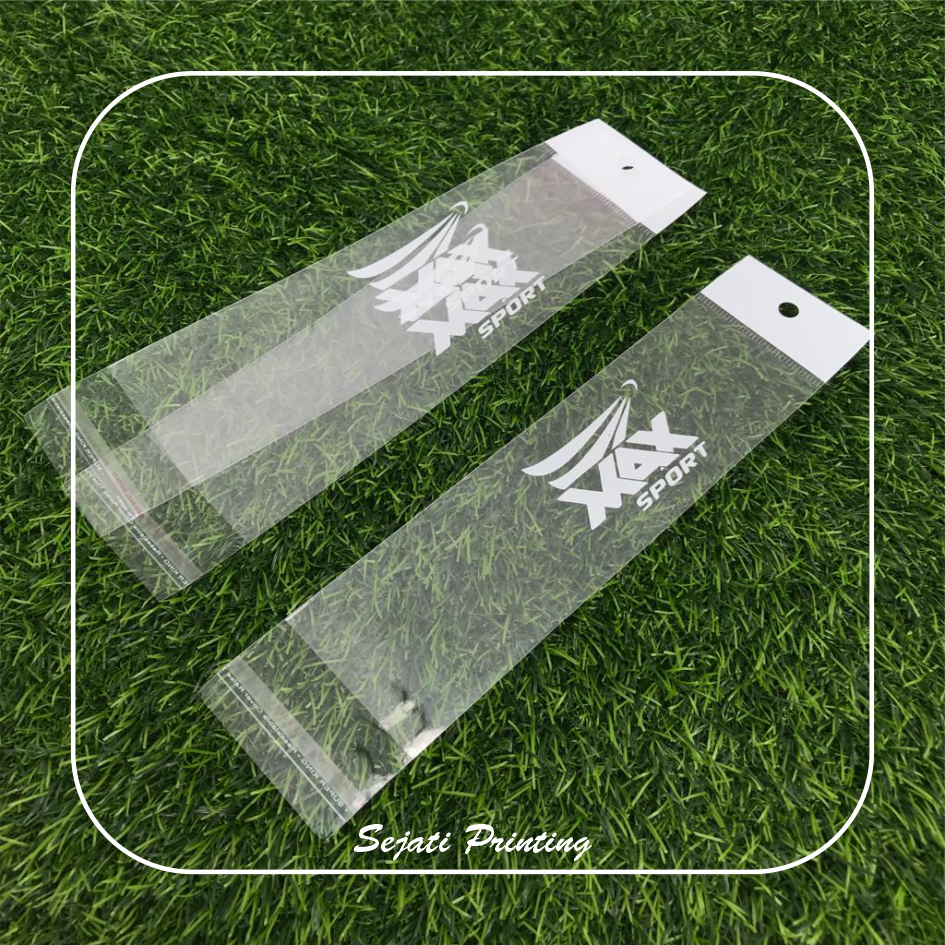 

(Isi 100pcs) Sablon Plastik Murah OPP Display 5, 6, 10, 11, 12, 13, 14, 15 , FREE DESAIN - SEJATIPRINTING