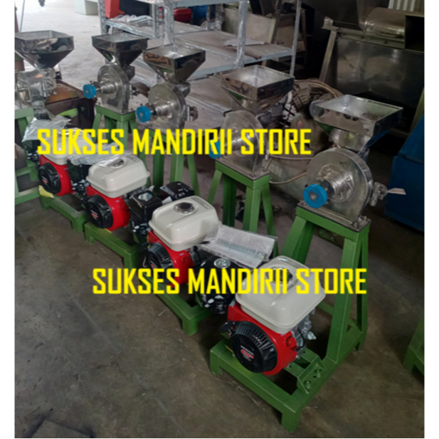 Mesin Penepung Sagu Kapasitas Produksi 55 Kg - Mesin Disk Mill FFC 15 Stainless Steel