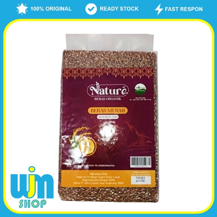 

Nature Beras Merah Organik 2 kg – Kaya Serat & Nutrisi Alami WJM Makassar