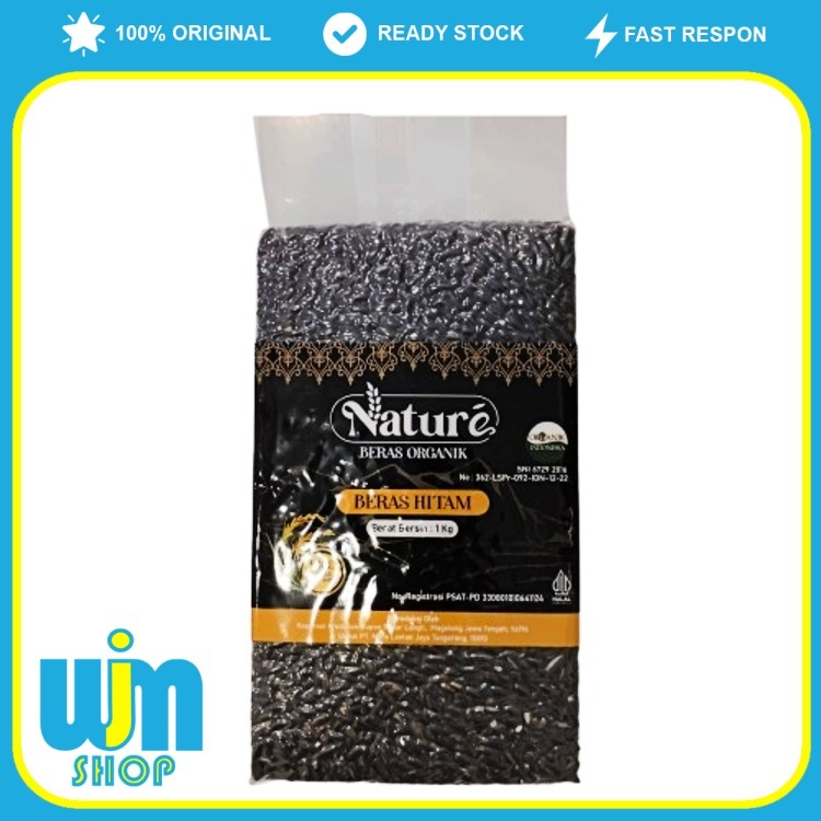 

Nature Beras Hitam Organik 1 kg – Black Rice Antioksidan Tinggi & Sehat Alami Makassar