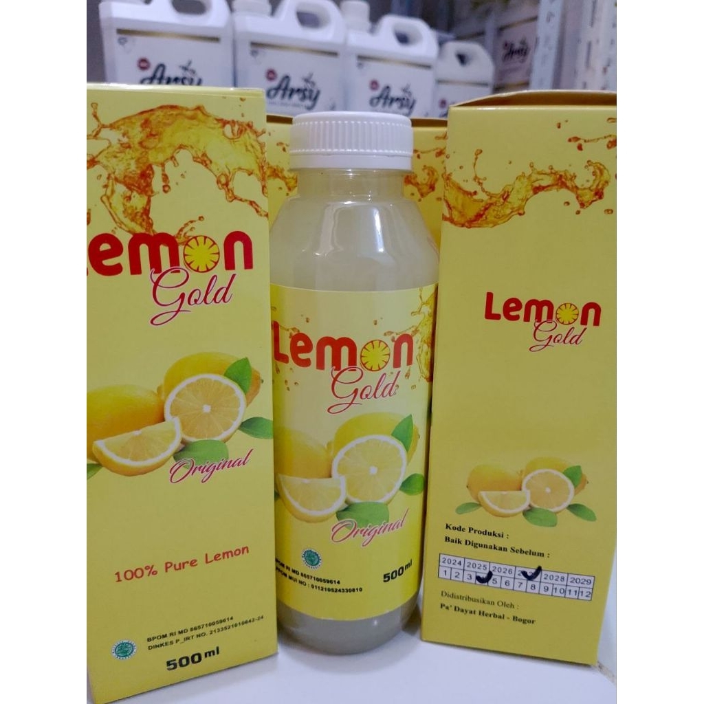 

lemon gold 500ml | sari lemon peras original