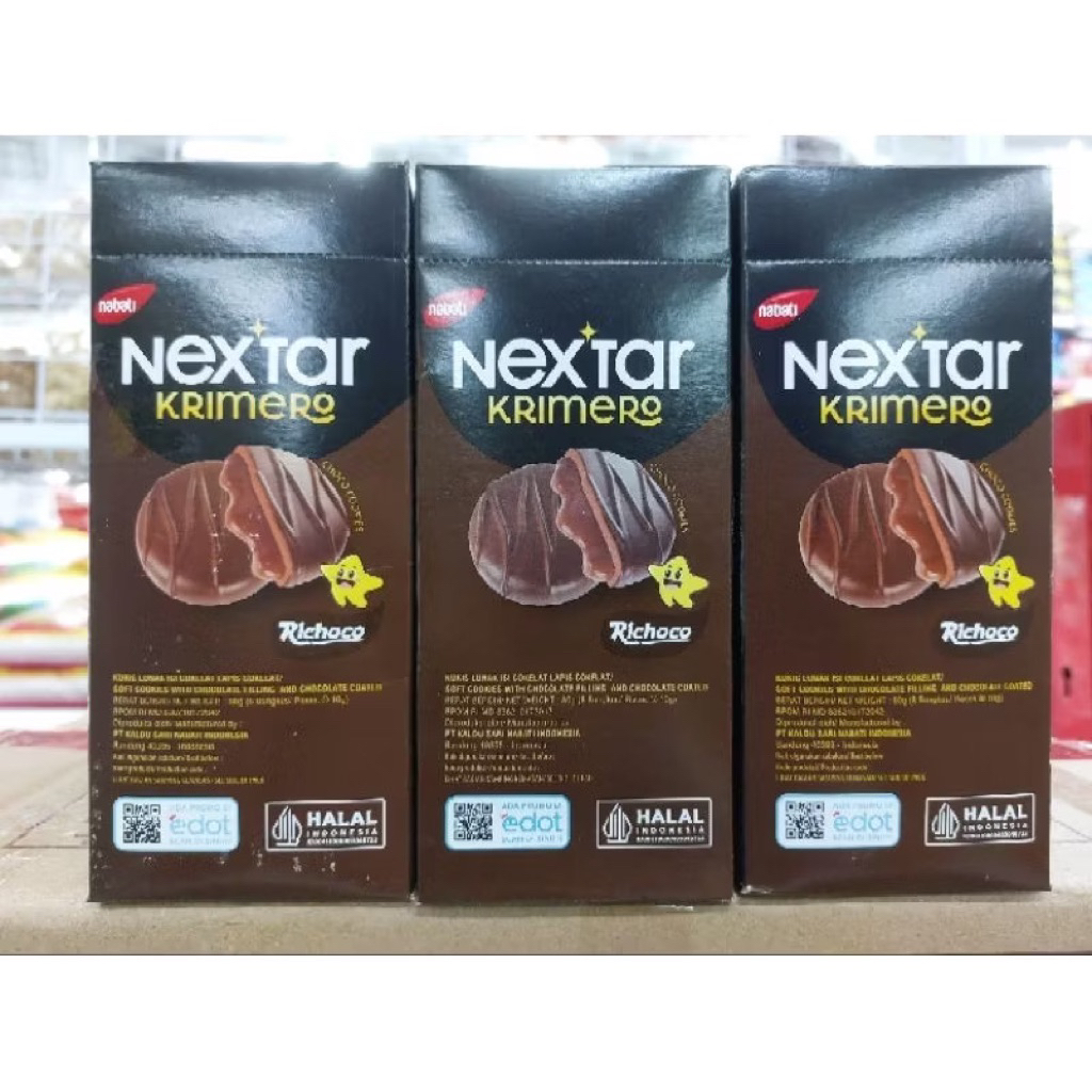 

nextar krimero coklat isi 8pcs x 10g