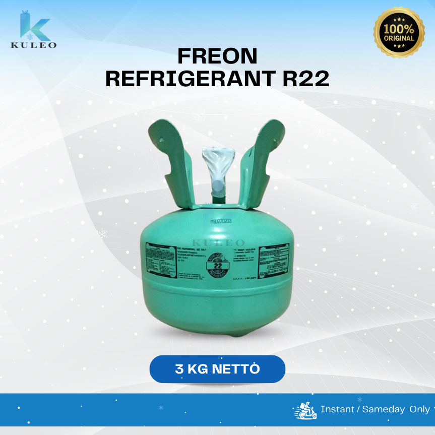 Freon R22 isi 3kg - FREON AC R22 REFRIGRANT KEMASAN 3 KG - Freon Refri r22 3Kg