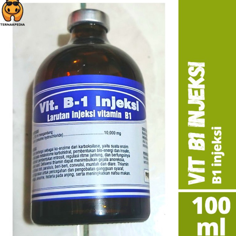 KODE P39L Vit B1 injeksi  Obat Lumpuh  B1 1ml Obat Hewan