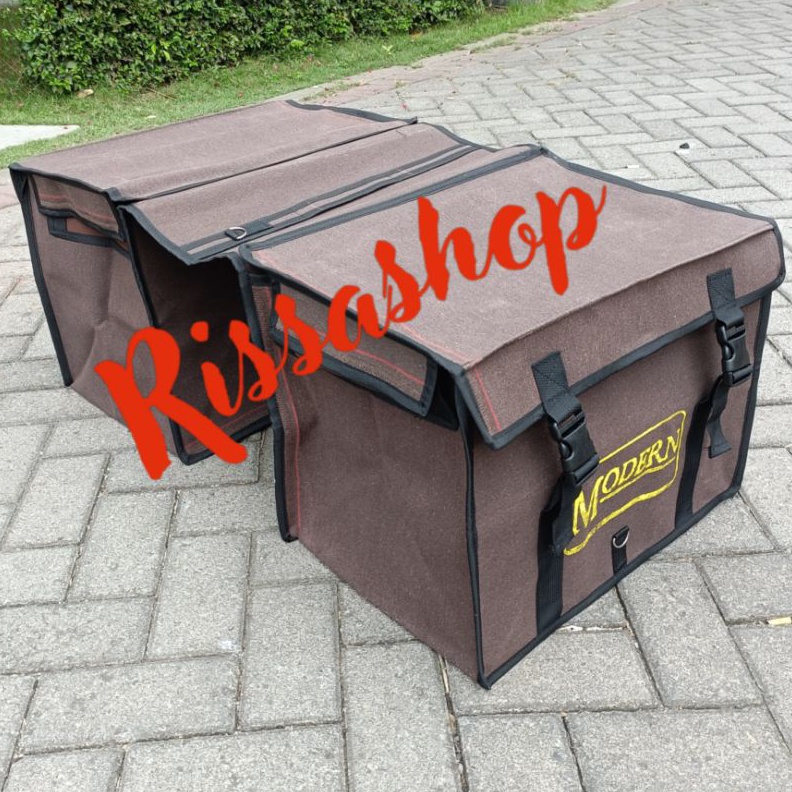KODE S15Y Tas Motor Sales Obrok Barang Kanvas Modern
