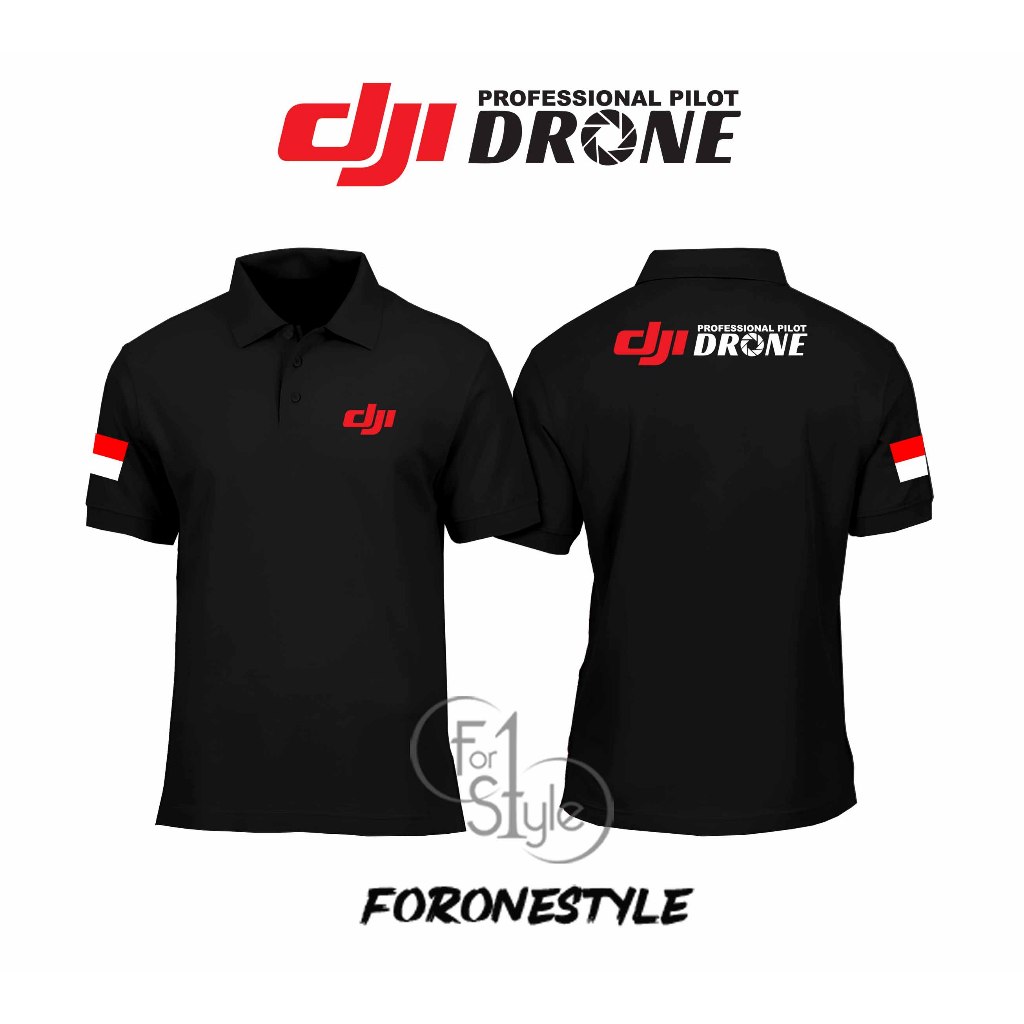 POLOSHIRT BERKERAH DJI DRONE - POLOSHIRT BERKERAH DJI DRONE - POLO DJI DRONE