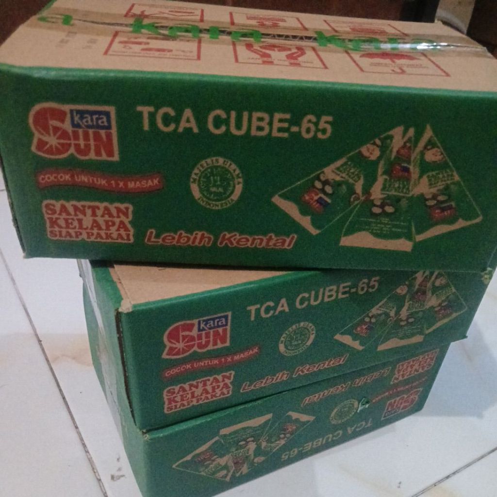 

(1 Dus)SUN Kara Santan Kelapa Siap Pakai 65ml