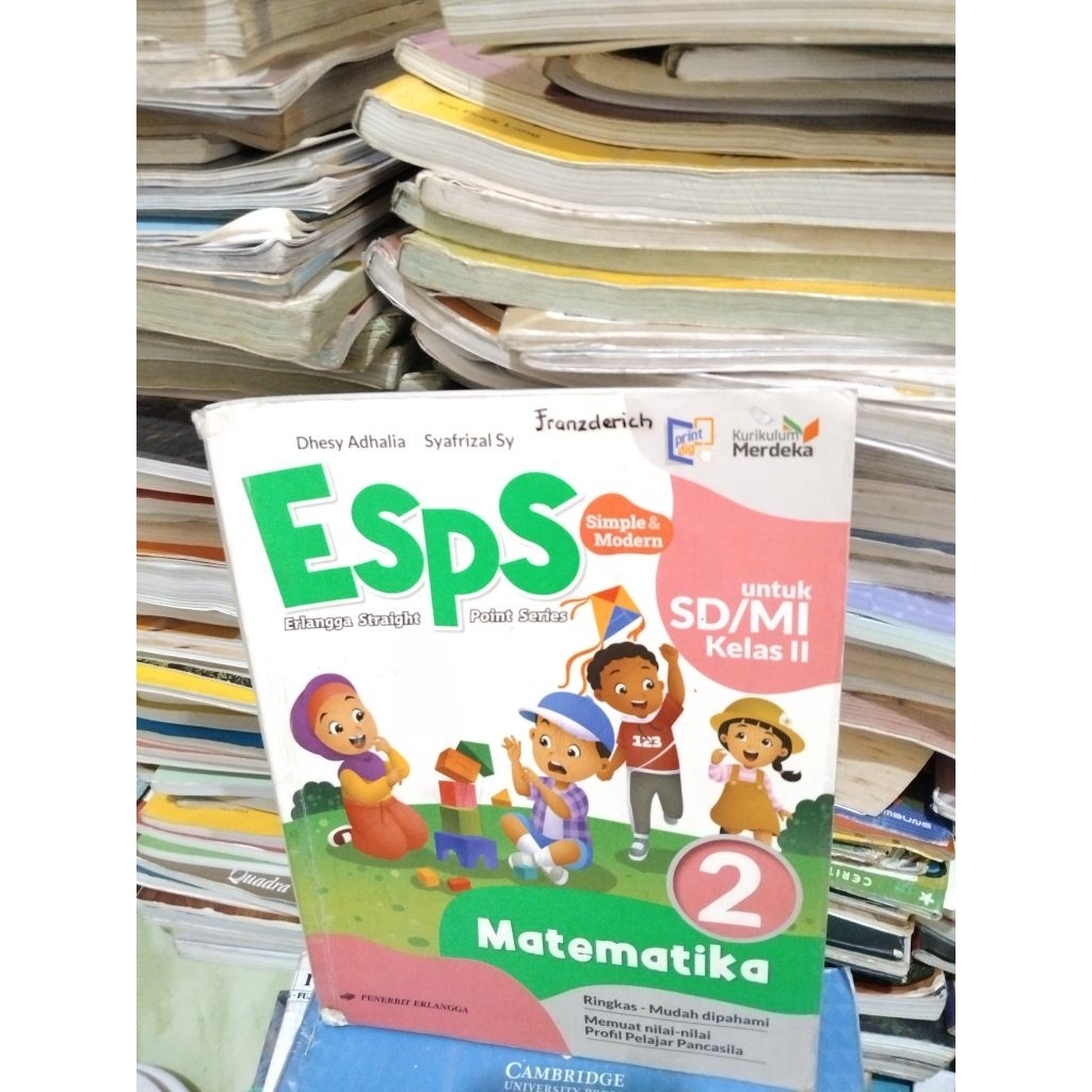 ESPS MATEMATIKA SD KELAS 2 ORI BEKAS
