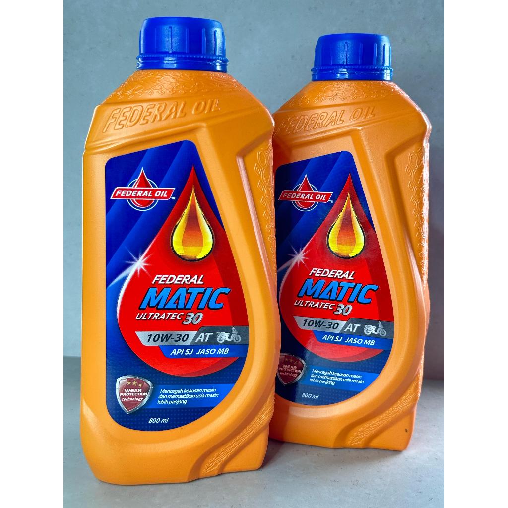 Oli Federal Matic Orange 800ml Oli Mesin Motor Matic Federal Orange 0,8ml Oli Mesin Matic