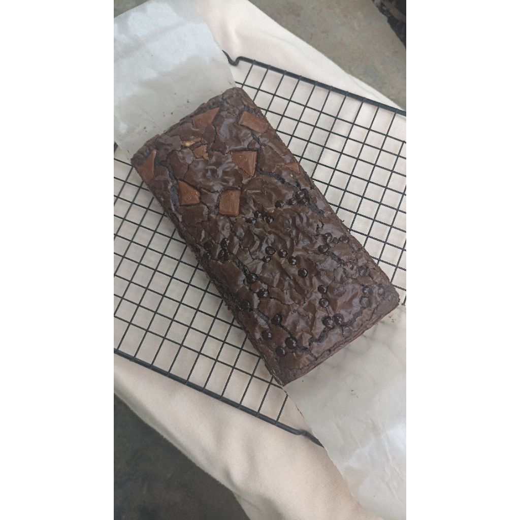 

fudgybrownies/panggang/coklat/20x10
