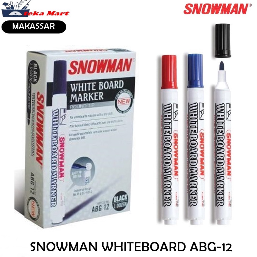 

KODE N16E BOX12PCS SNOWMAN WHITEBOARD MARKER ABG12