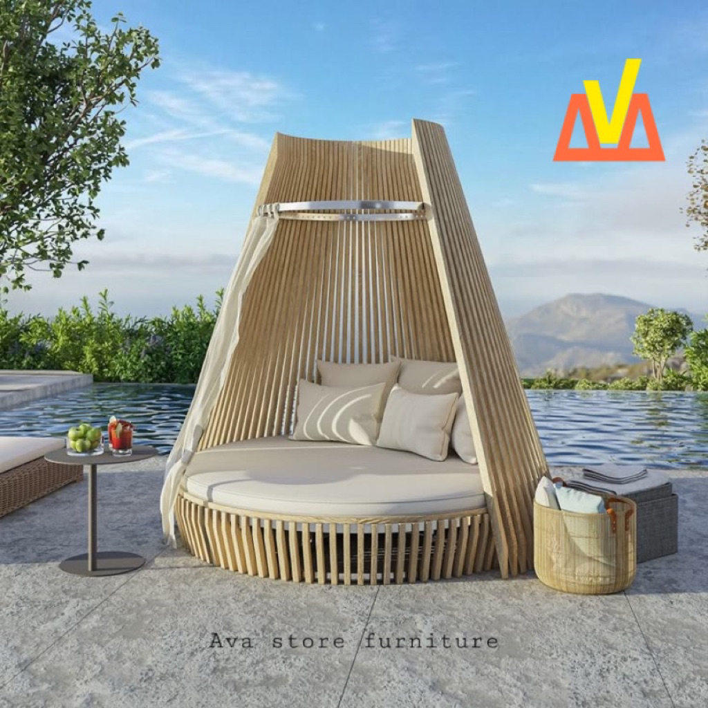 Daybed jati outdoor