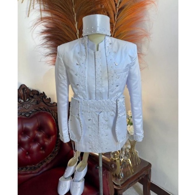 KODE W89I Basofi pengantin Sunda  Beskap pengantin sunda  Beskap Pengantin Pria Sunda  Beskap pengan