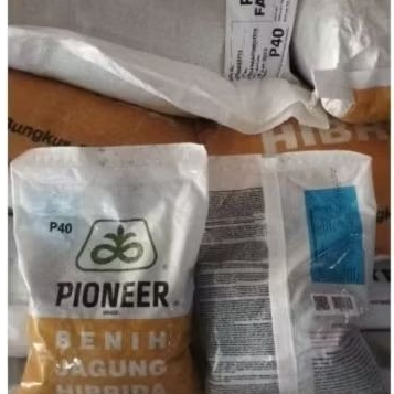 PROMO PAKET 1 KARUNG ISI 20KG ,, BENIH JAGUNG HIBRIDA PIONEER P40 FAMILY KEMASAN 1KG ORIGINAL EXP BL
